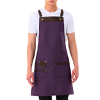 New York Apron - Royal Purple