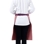 Dusty Rose Lisbon cotton waist apron, product view 5