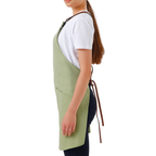 Copenhagen apron in Pistachio Green – product photograph 4