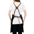 Istanbul Apron - Black Denim
