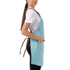 Copenhagen apron in Turquoise – product photograph 5