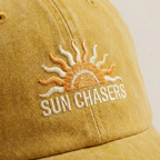 Washed Gabardine Cap - Yellow