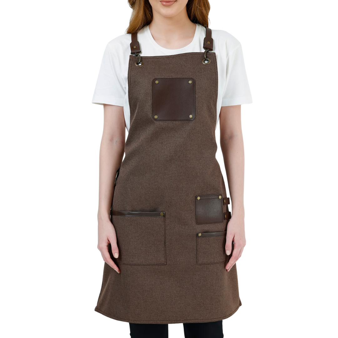 Istanbul Apron - Coffee Brown