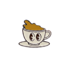 Pin Badge - Coffee Splash