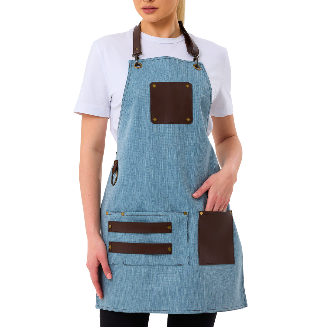 Madrid Apron - Nordic Blue
