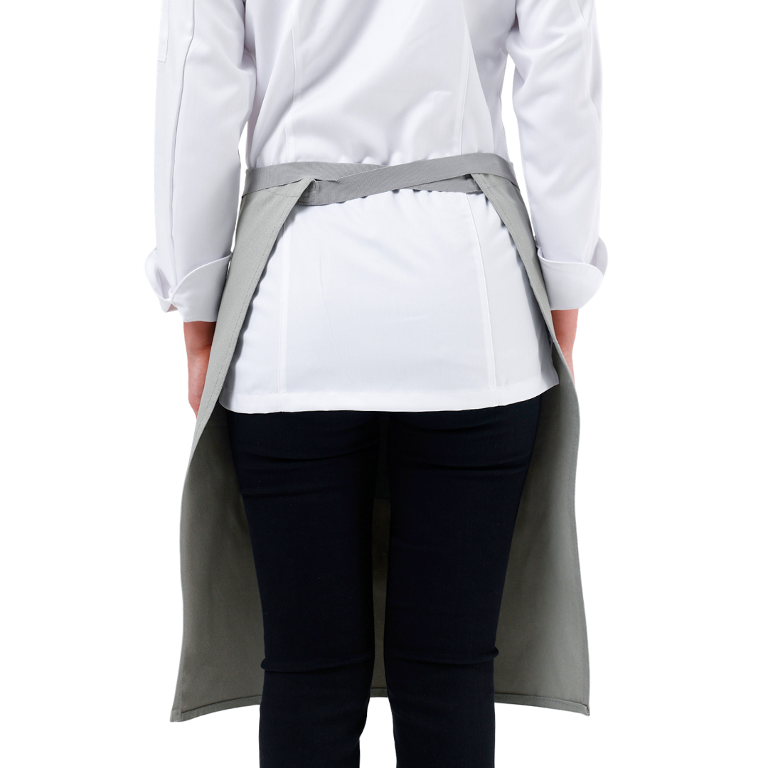 Light Grey Lisbon cotton waist apron, product view 5