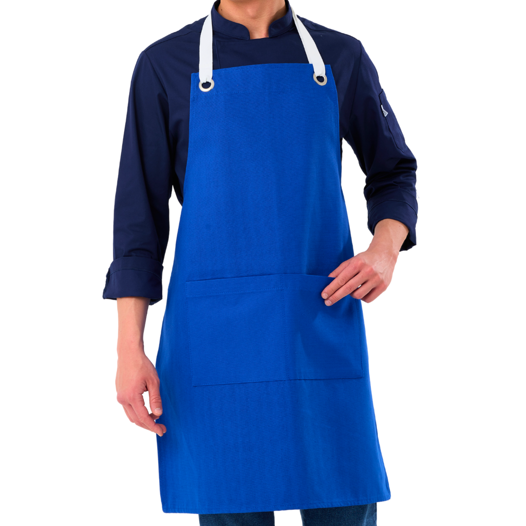 Naples Apron - Cobalt Blue