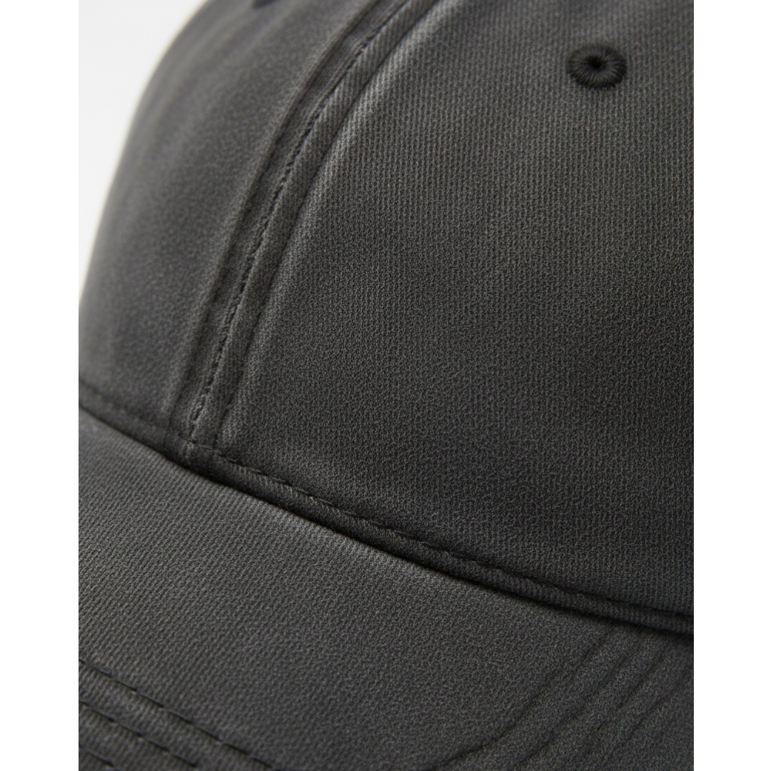 Washed Gabardine Cap - Charcoal