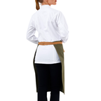 Olive Green Lisbon cotton waist apron, product view 5