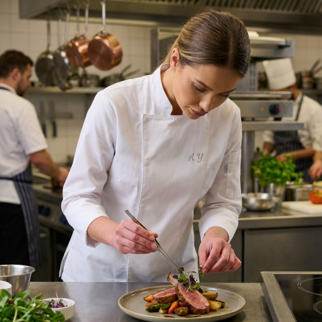 Women’s Chef Jacket – White