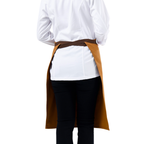Caramel Lisbon cotton waist apron, product view 6