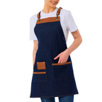 New York Apron - Blue Denim