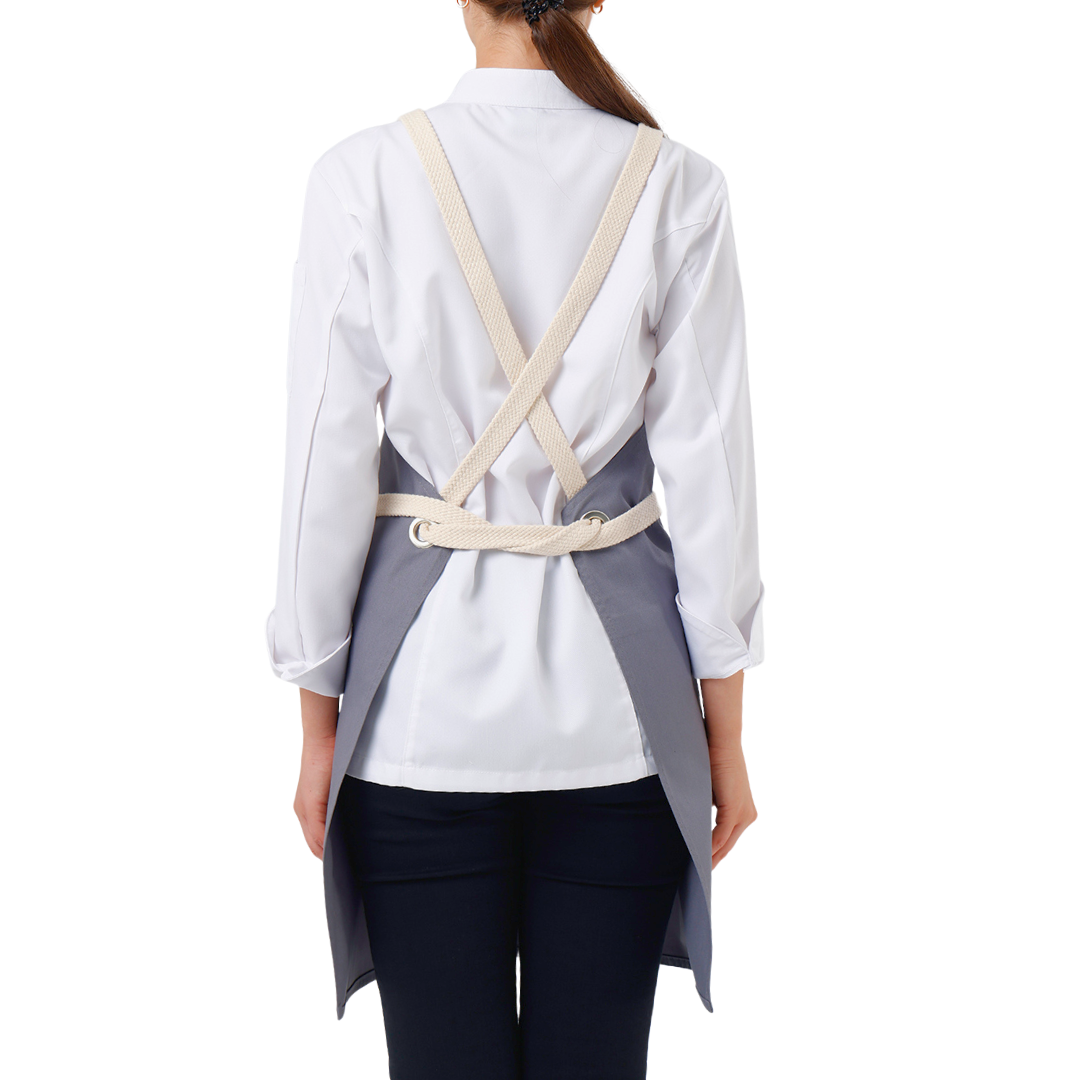 Basel apron in Smoke Grey – product photograph 6