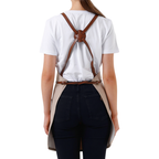 Copenhagen apron in Stone Beige – product photograph 6