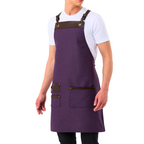 New York Apron - Royal Purple