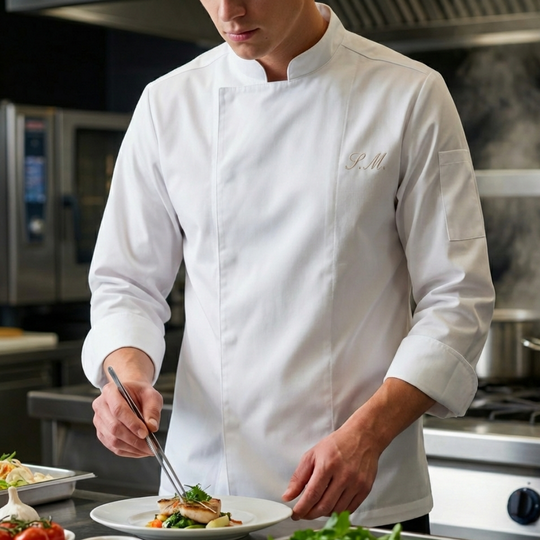 Men’s Chef Jacket – White