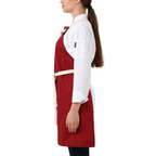 Basel apron in Burgundy – product photograph 6