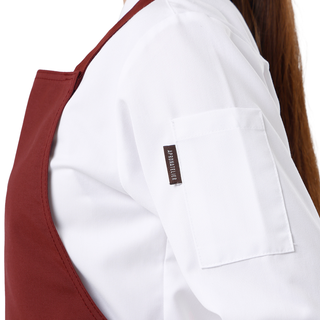 Valencia work apron in Deep Burgundy, product image 6