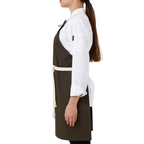 Basel apron in Dark Khaki – product photograph 7