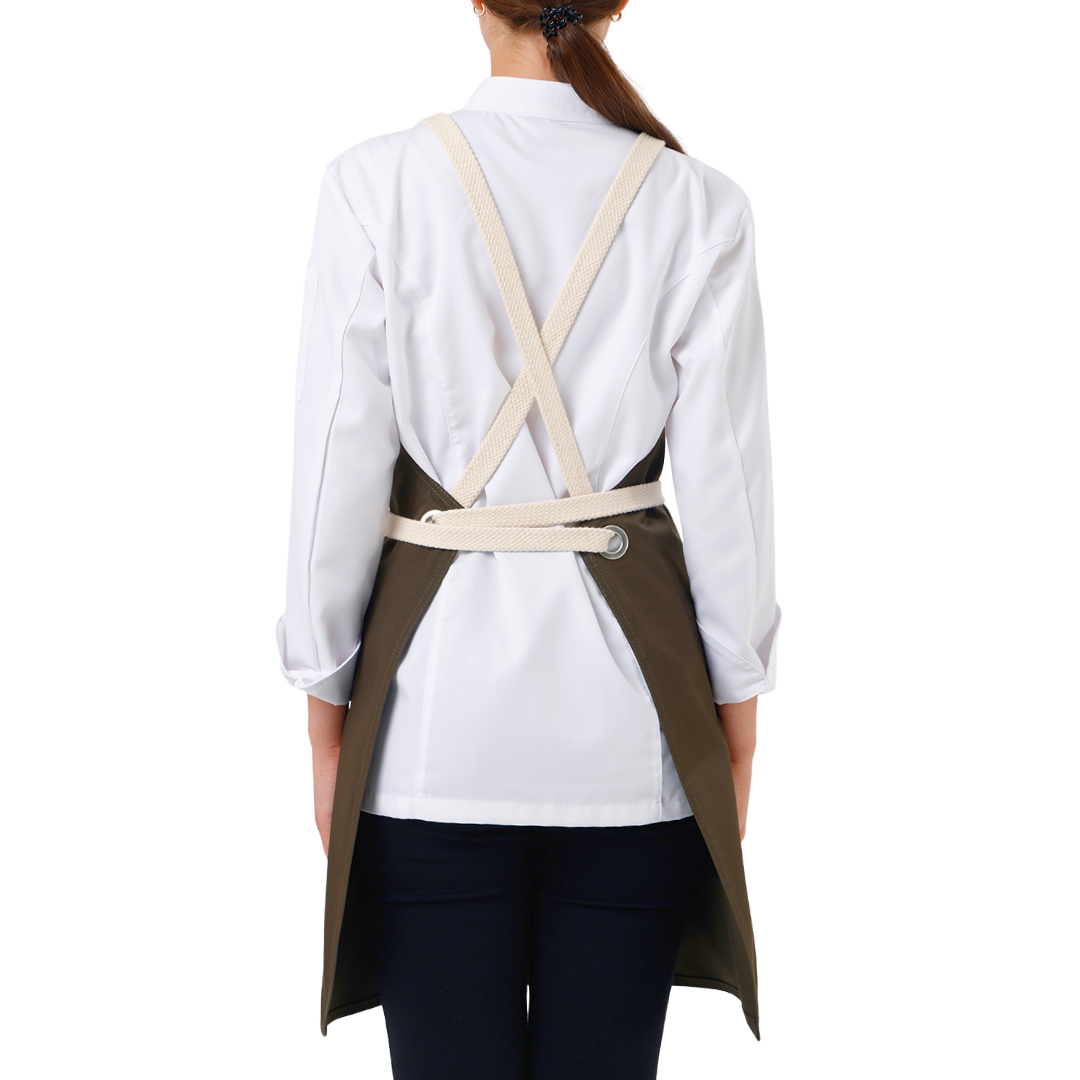 Basel apron in Dark Khaki – product photograph 8