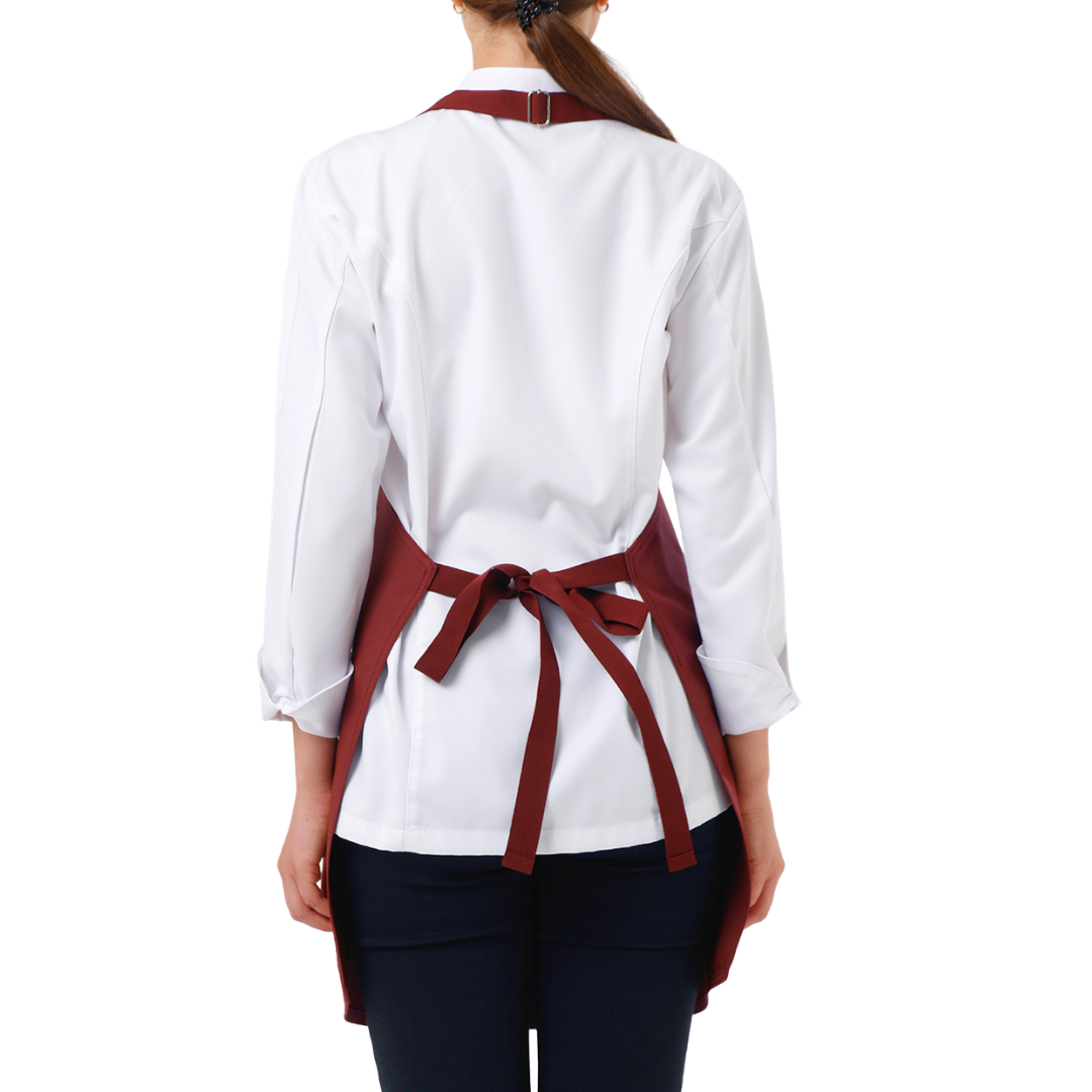 Valencia work apron in Deep Burgundy, product image 8