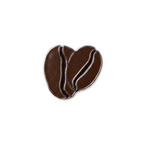 Pin Badge - Coffee Bean
