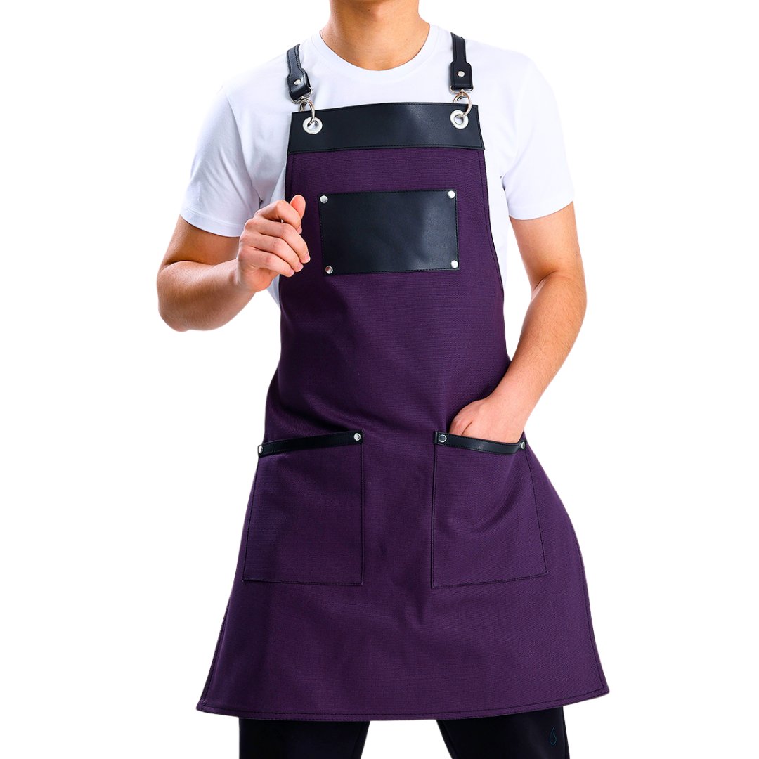Amsterdam Apron - Aubergine