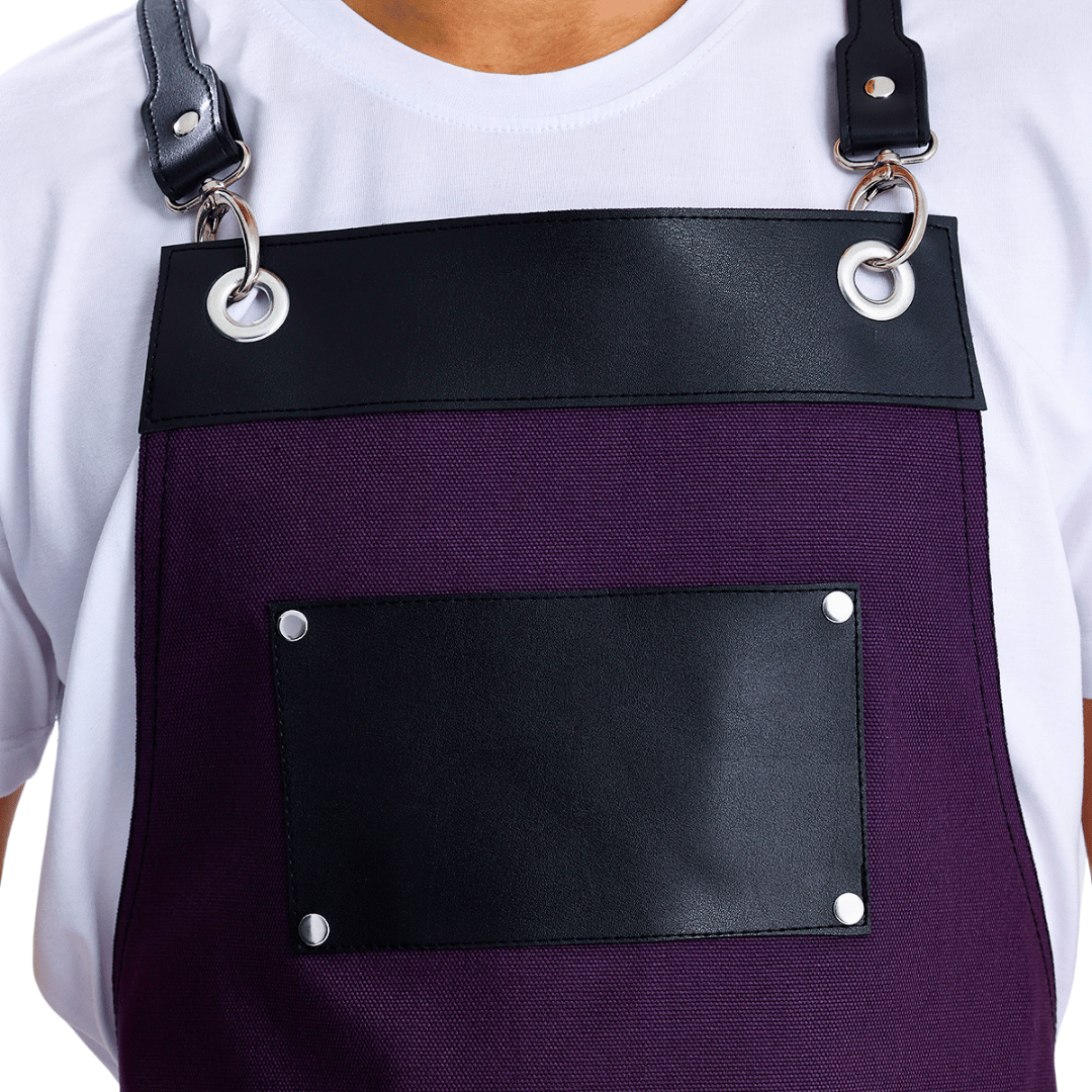 Amsterdam Apron - Aubergine