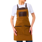 Amsterdam Apron - Caramel Brown