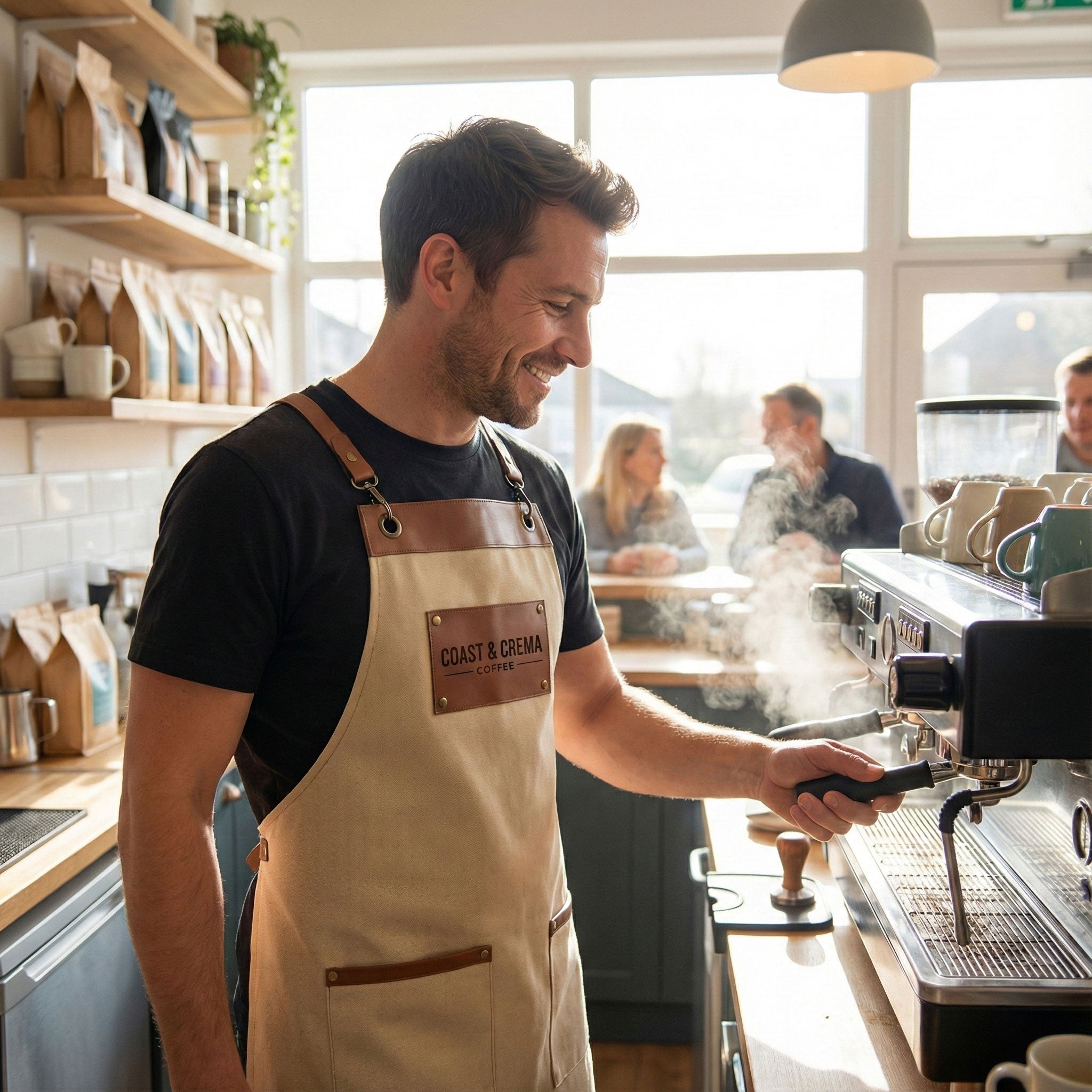 Amsterdam Apron - Ecru – Apron Atelier