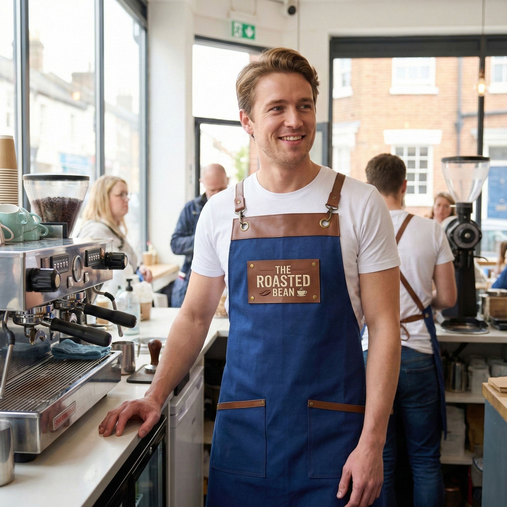Amsterdam Apron - Navy Blue