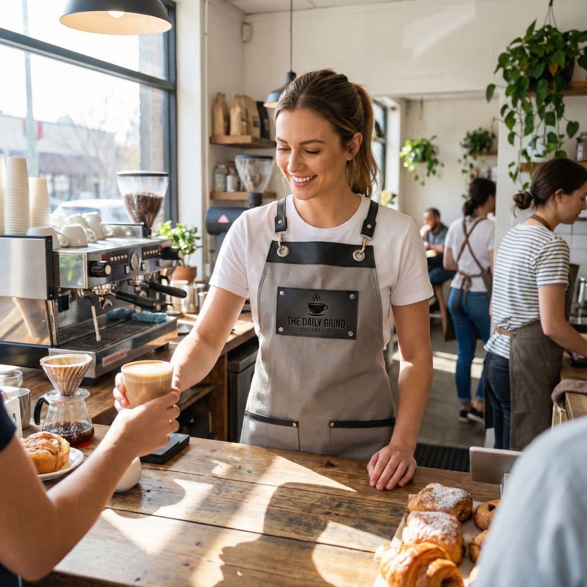 Amsterdam Apron - Stone Grey