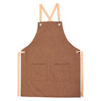 Berlin Apron - Caramel Brown
