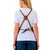 Personalised Premium Apron with Vegan Leather Accents