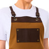 Personalised Premium Apron with Vegan Leather Accents