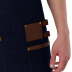Istanbul Apron - Blue Denim