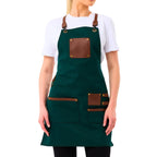 Istanbul Apron - Forest Green
