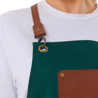 Istanbul Apron - Forest Green