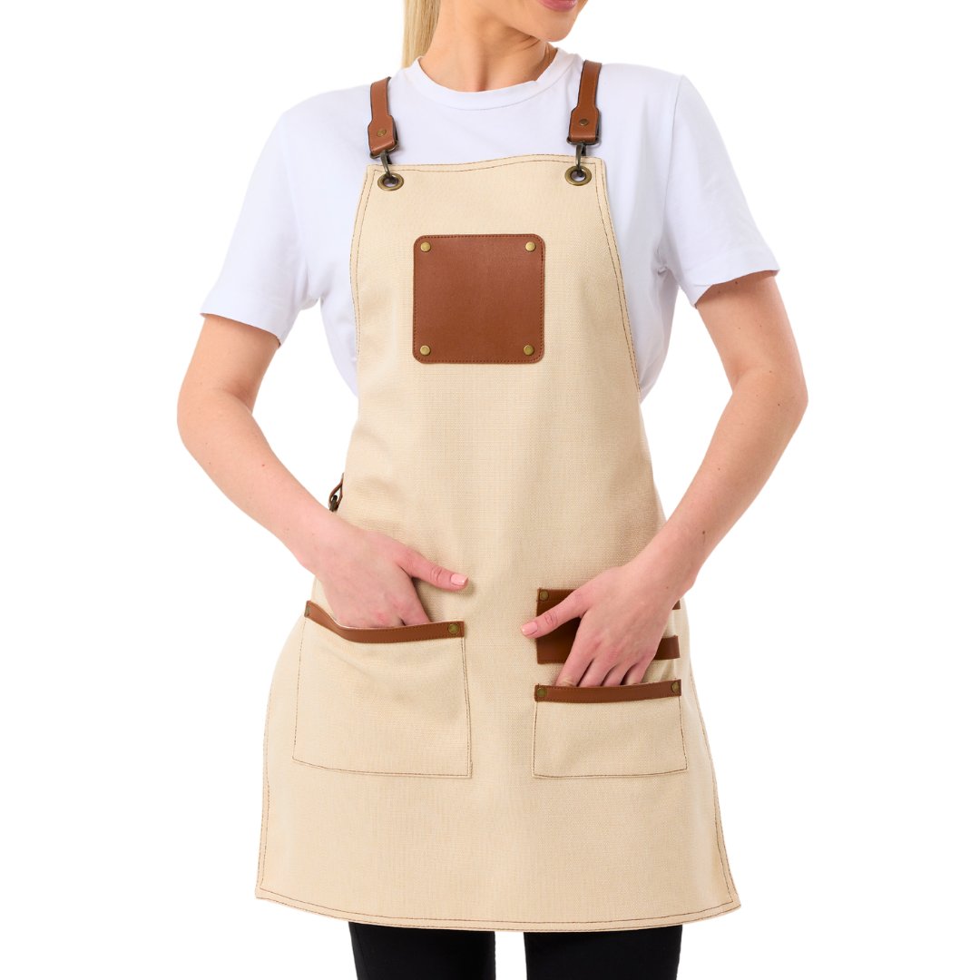 Istanbul Apron - Ivory Beige