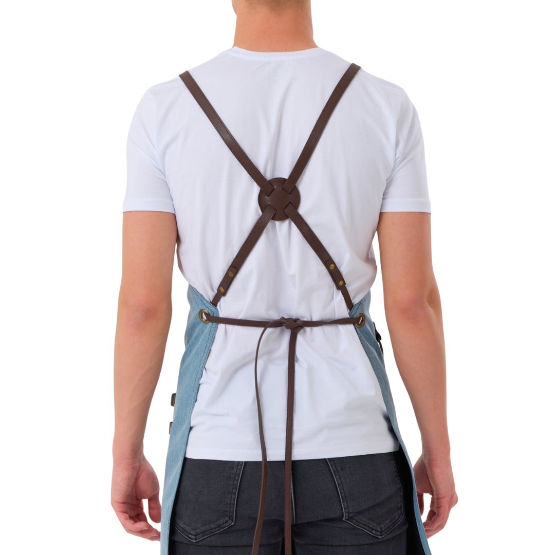 Istanbul Apron - Nordic Blue