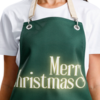 Winter Holiday Apron - Evergreen Glow