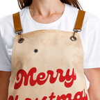 Winter Holiday Apron - Santa Sack