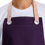 Naples Apron - Aubergine
