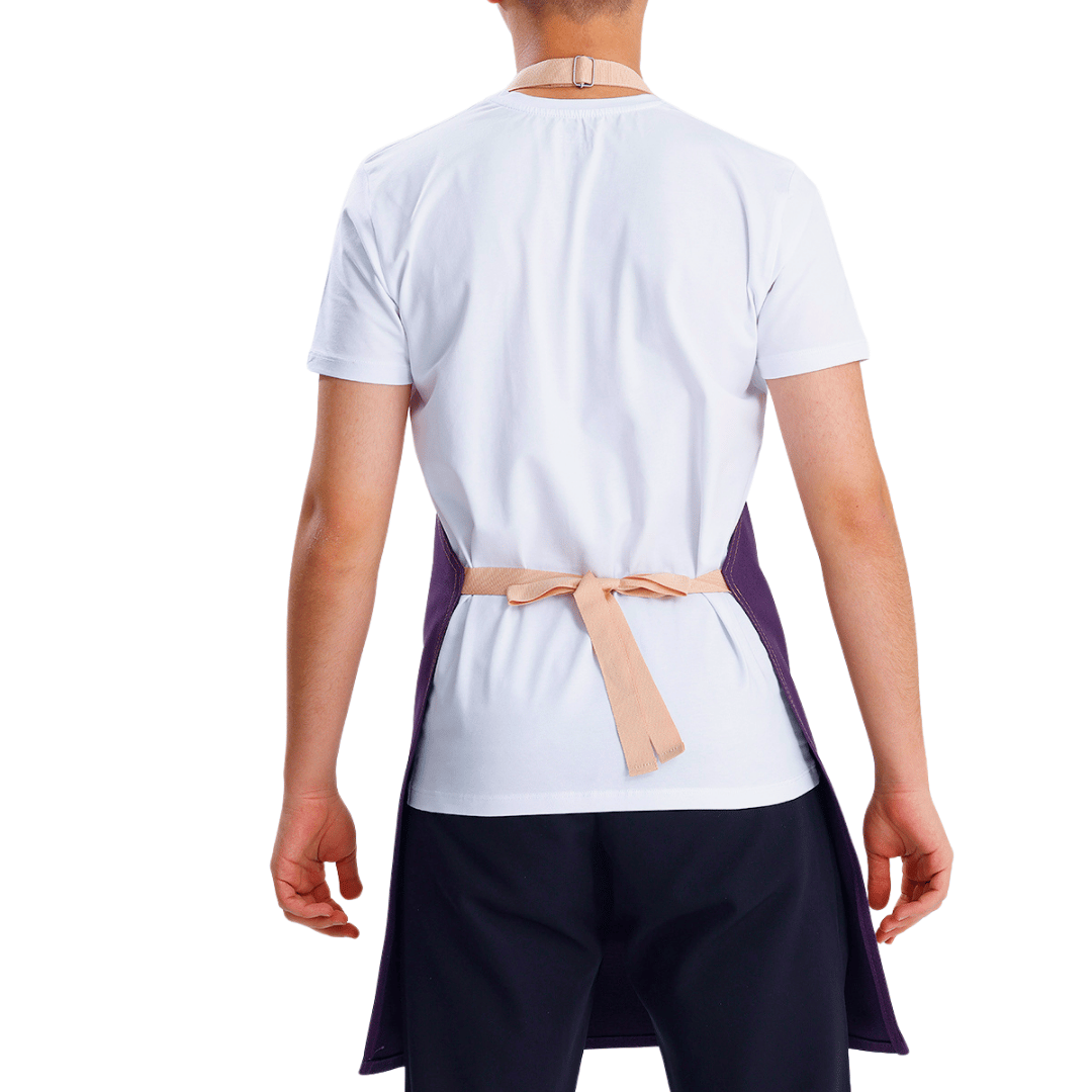 Naples Apron - Aubergine