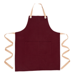 Naples Apron - Burgundy Red