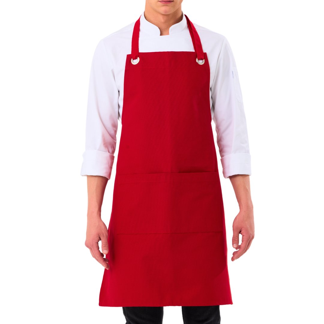 Naples Apron - Chef Red