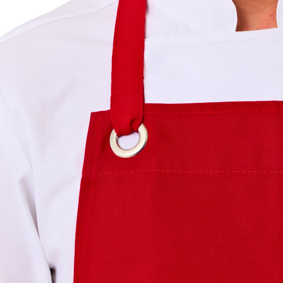 Naples Apron - Chef Red
