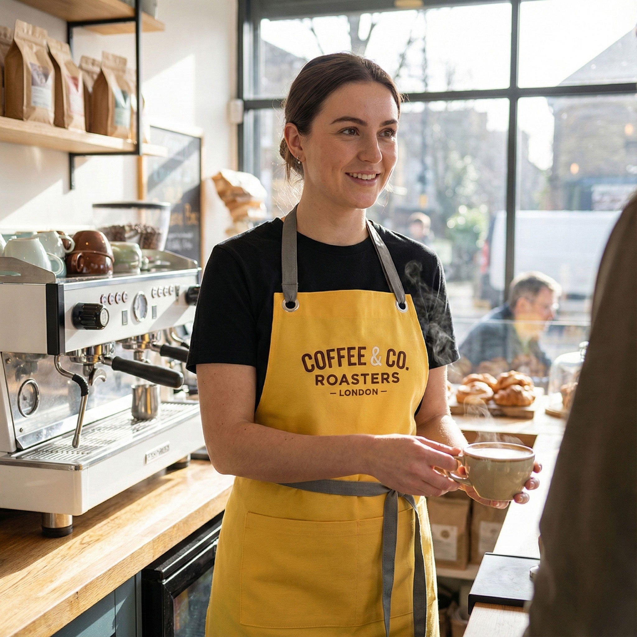 Naples Apron - Mustard Yellow