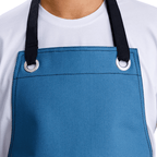 Naples Apron - Steel Blue