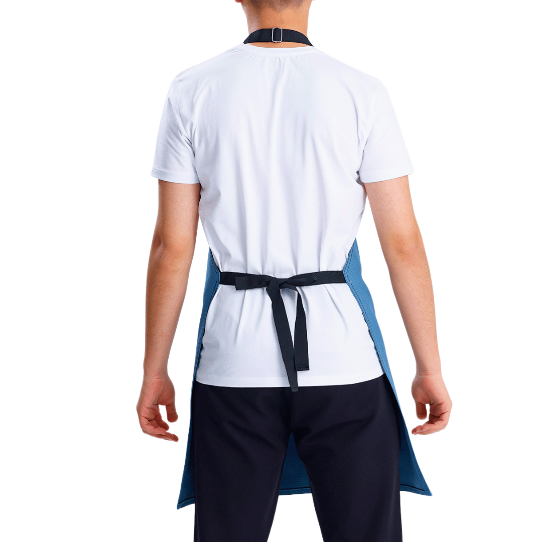 Naples Apron - Steel Blue